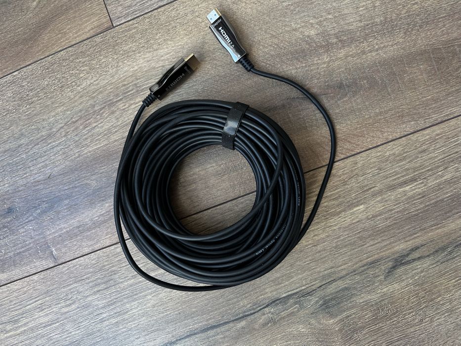 Кабель HDMI 2.0, 4k UHD, AOC оптичний, 20 метрів