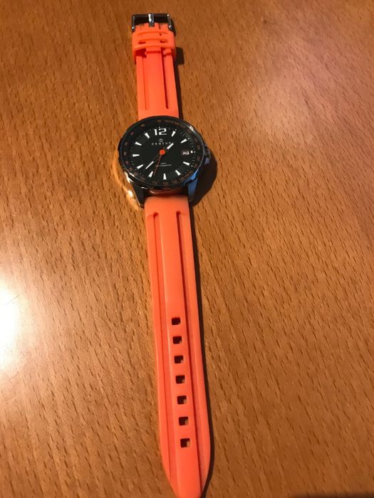 Relógio Homem bracelete Silicone Laranja da marca Certus