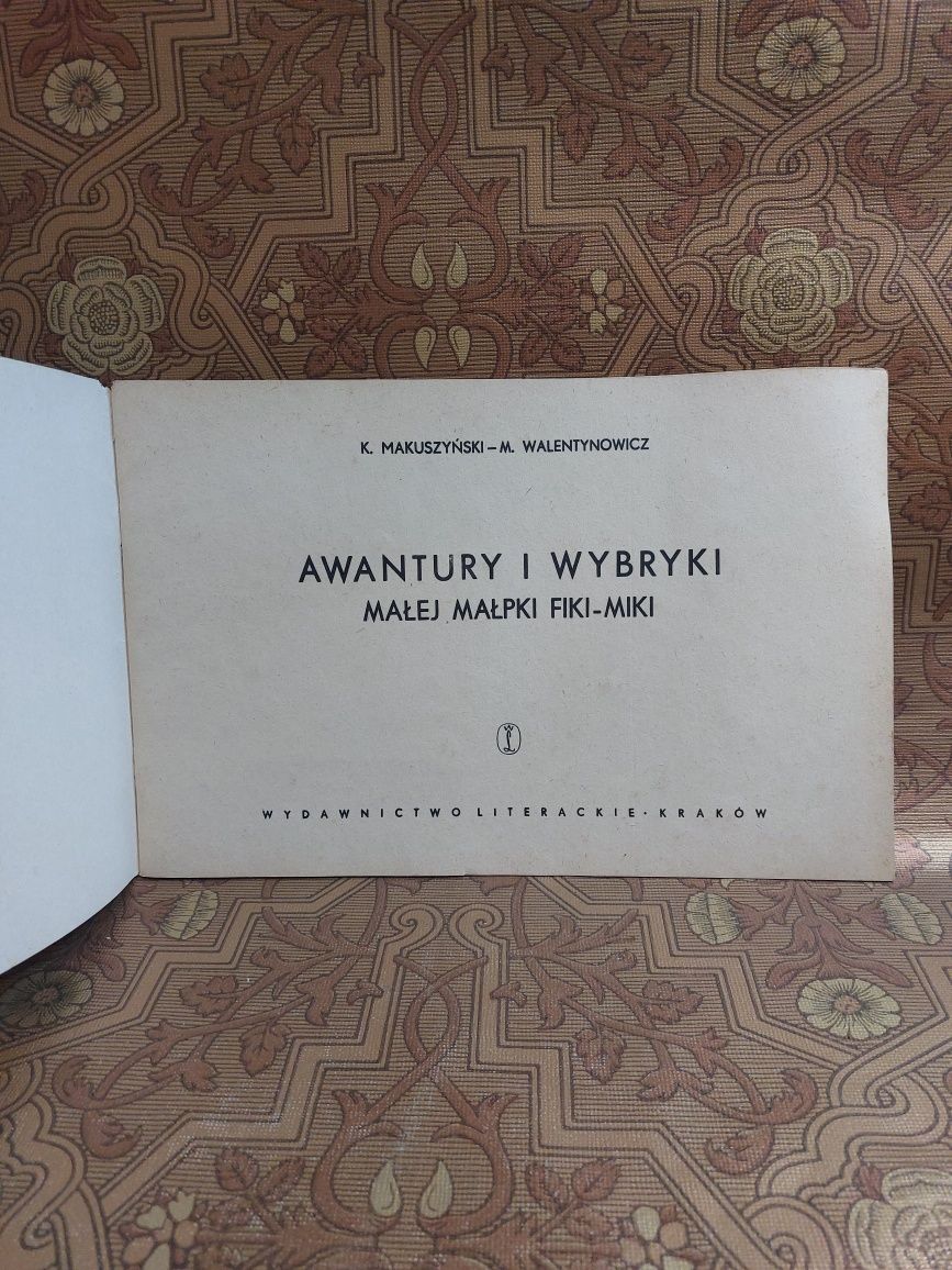 Awantury I wybryki małej małpki Fiki-Miki