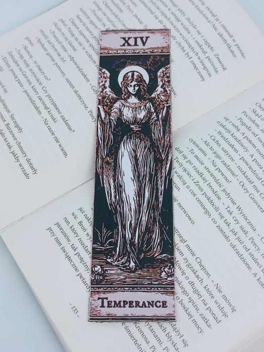Zakładka do książki Tarot – XIV Umiarkowanie (Temperance)