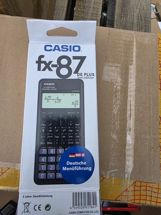 Науковий калькулятор casio fx-87 de plus 2nd edition