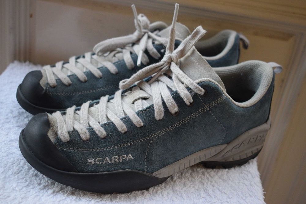 замшевые кроссовки кросовки мокасины Scarpa р. 38 24 см