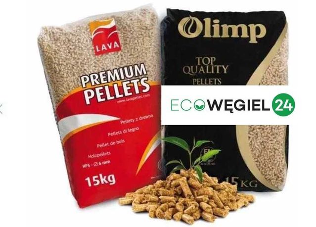 Pellet drzewny 6mm Olimp i Lava Najwyższa Jakość--ECOWĘGIEL 24