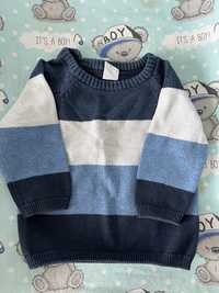 Sweterek niemowlęcy dla chłopca hm