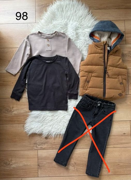 Paka ubrań dla chłopca 98 104 Zara Next Marks&Spencer Uniqlo Diesel