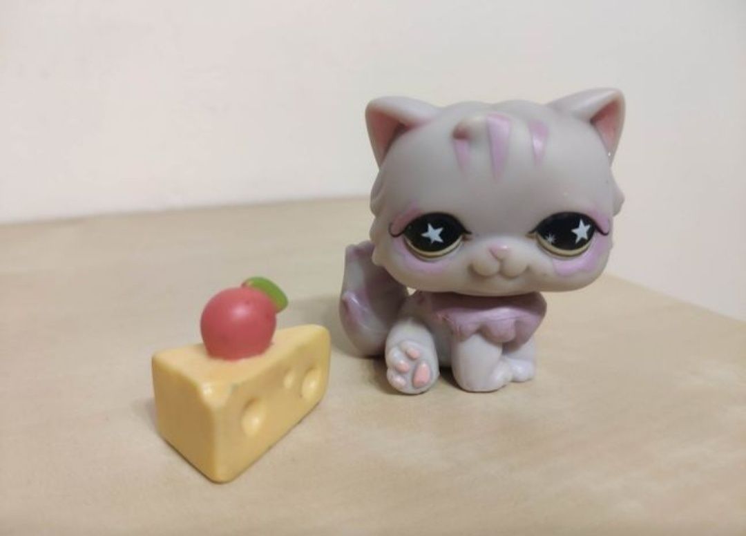 Oryginalna figurka Littlest Pet Shop LPS firmy Hasbro kot kotek perski