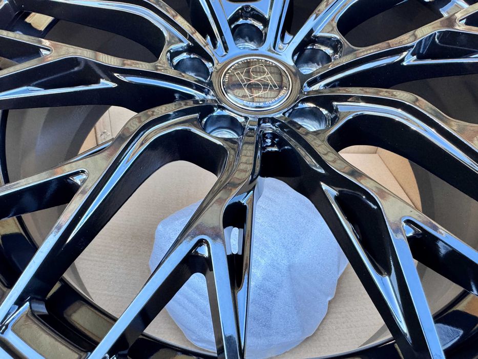 Нові Чорні титани R18 5x112 Mercedes BMW Audi VW SKoda Seat литі диски