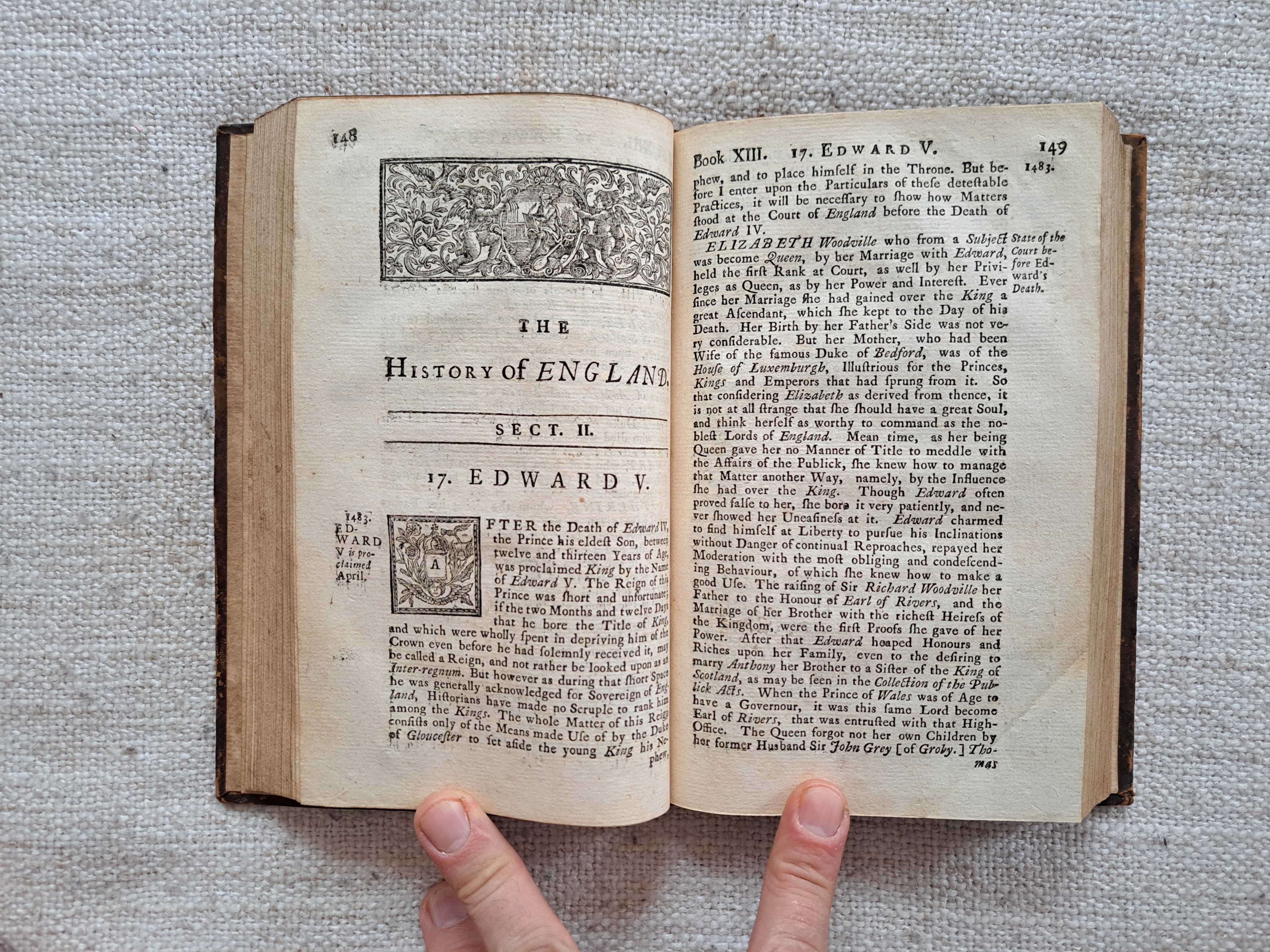 1728 rok. Historia Anglii. Tom VI. Starodruk