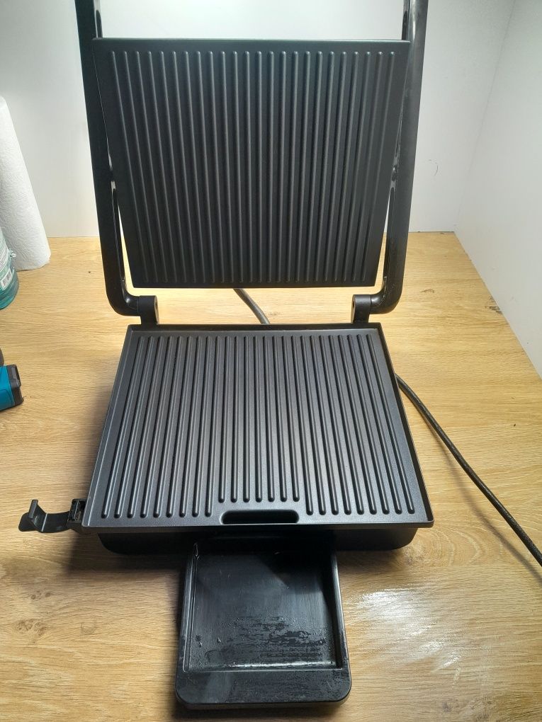 Grill elektryczny kontaktowy składany tefal 2 w 1 mocny 2000w