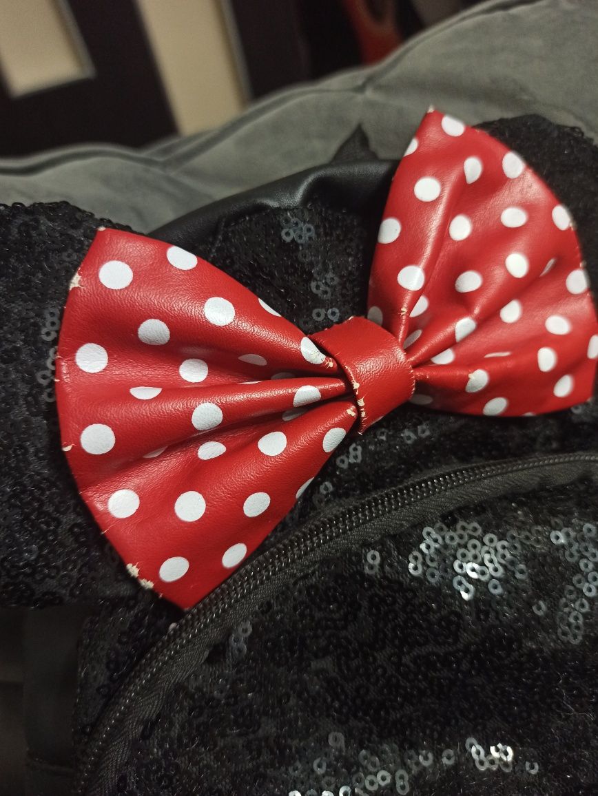 Plecak Myszka Minnie, cekiny. Do przedszkola, na wycieczki