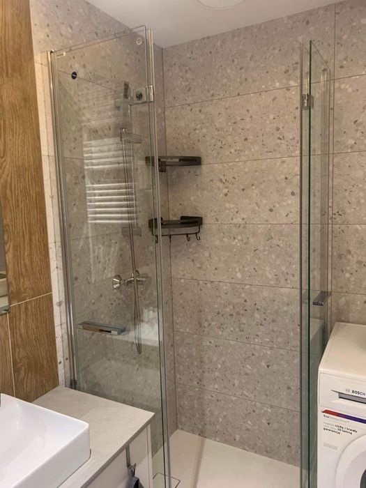 Kabina prysznicowa (2x drzwi prysznicowe, brodzik, syfon brodzikowy