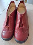 Półbuty buty skórzane marki Lesta bordowe rozmiar 39