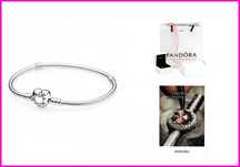 Bransoletka Pandora Moments 21 cm 590719 - zapięcie serduszko s925