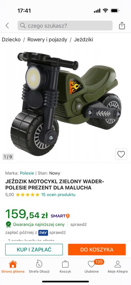 Jeździk motor wojskowy wader