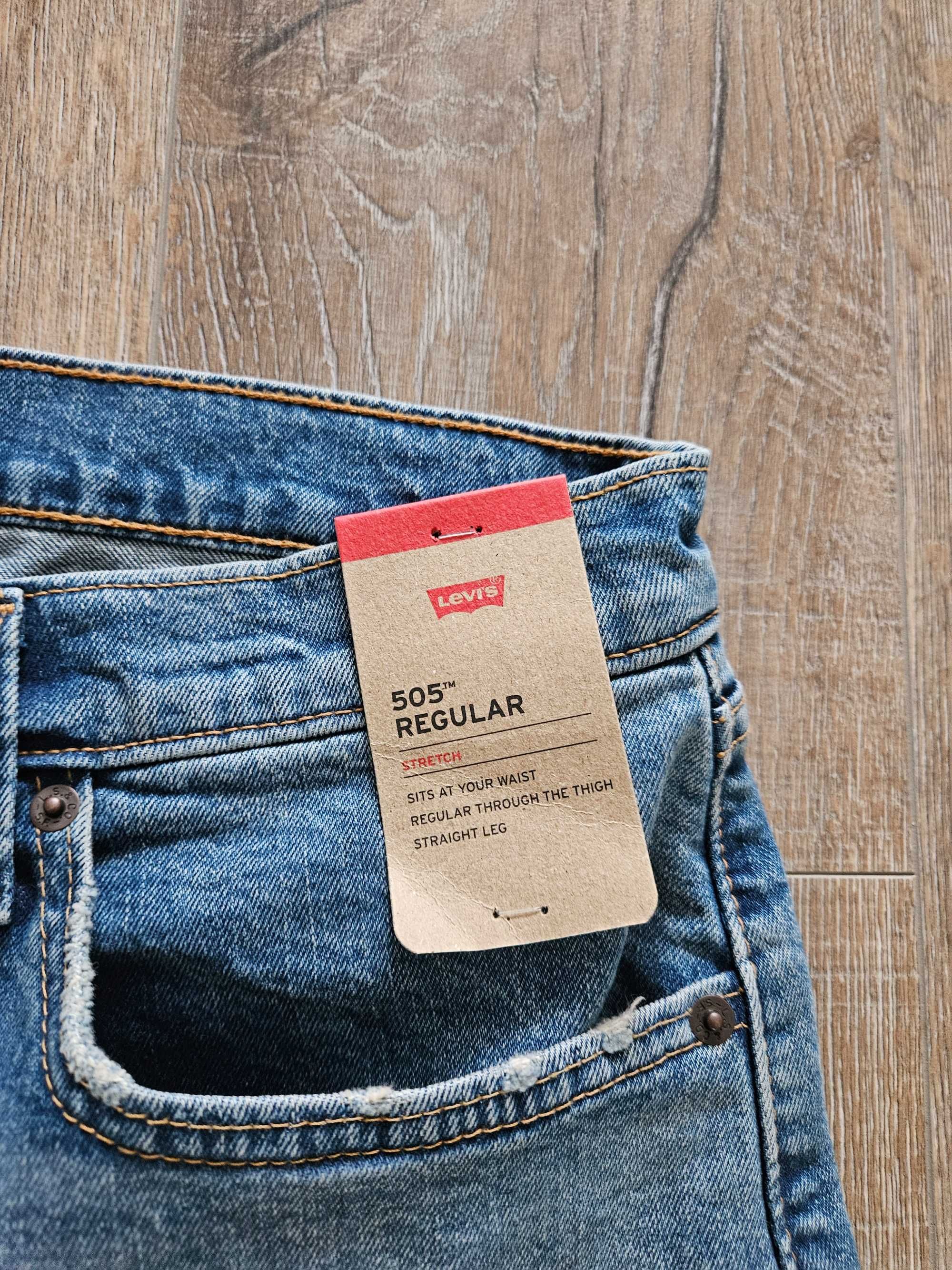 Чоловічі джинси Stretch Regular Fit Levi's 505 31/32