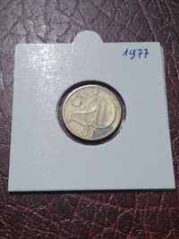 Moneta Czechosłowacja 20 halerzy 1977