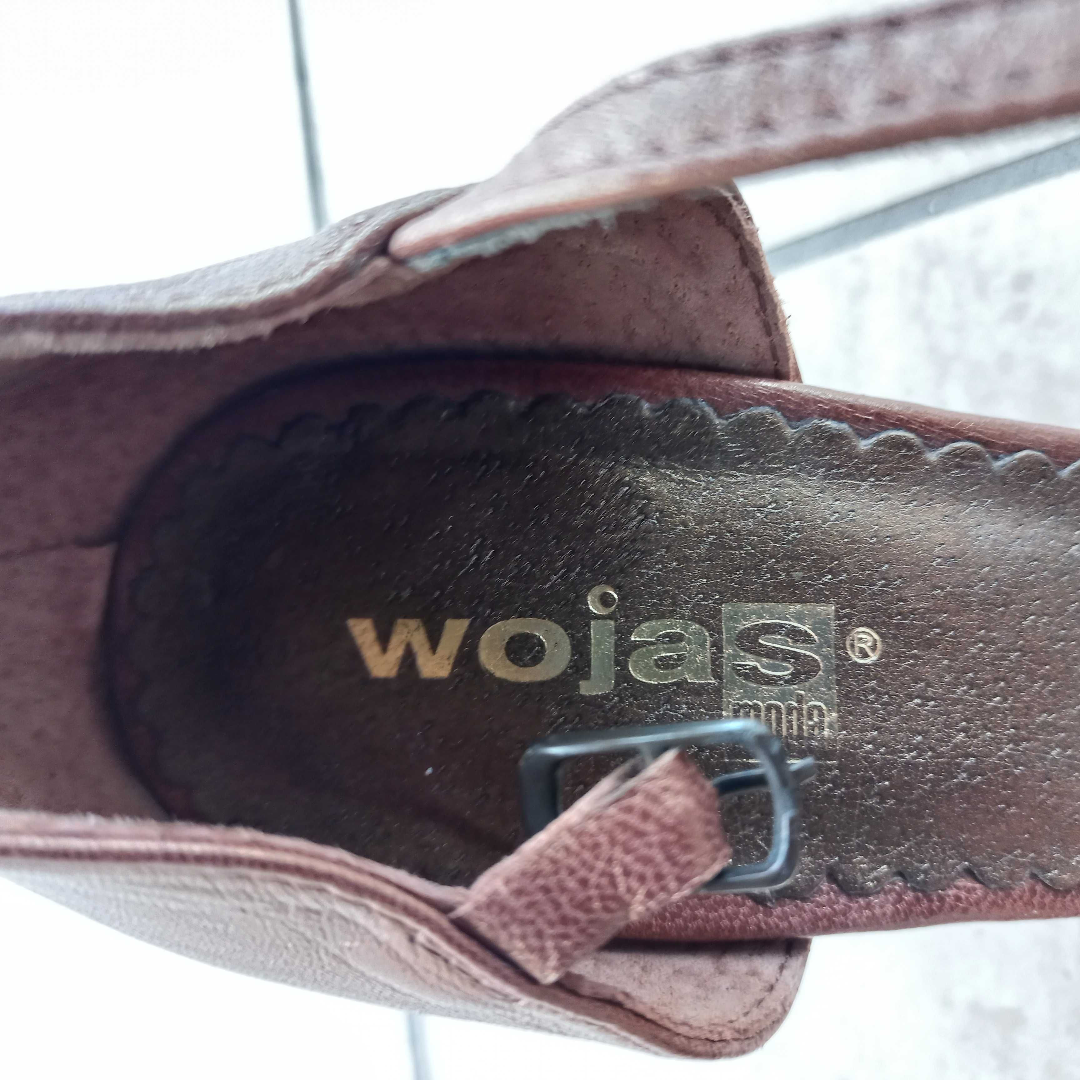 Buty skórzane na obcasie 37 - Wojas