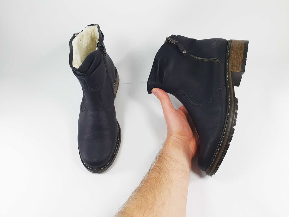 Жіночі черевики Rieker 40 25.5 см 9 US чорні