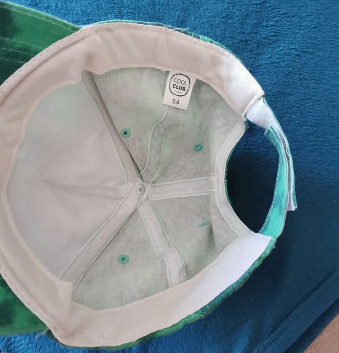 Czapka chłopięca z daszkiem rozmiar 54