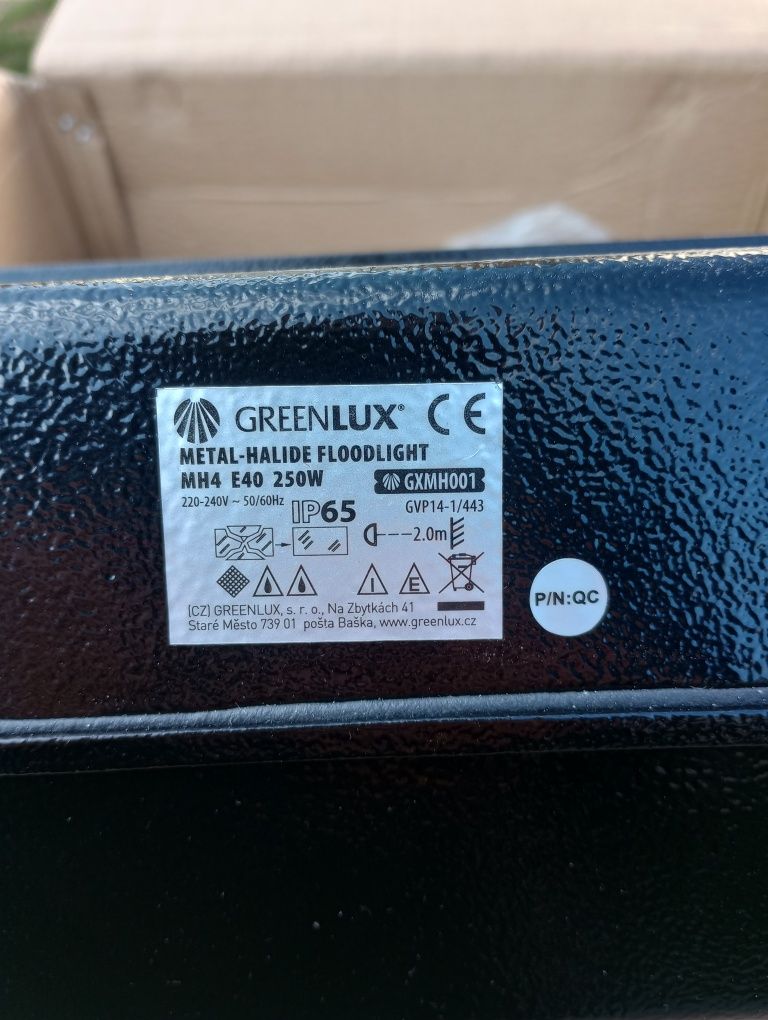 Greenlux Projektor Metalohalogen Mh4 E40 250W/As ( GxMH003 )