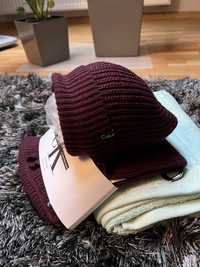 Calvin Klein,komplet czapka +szalik,oryginalny,nowy,na prezent