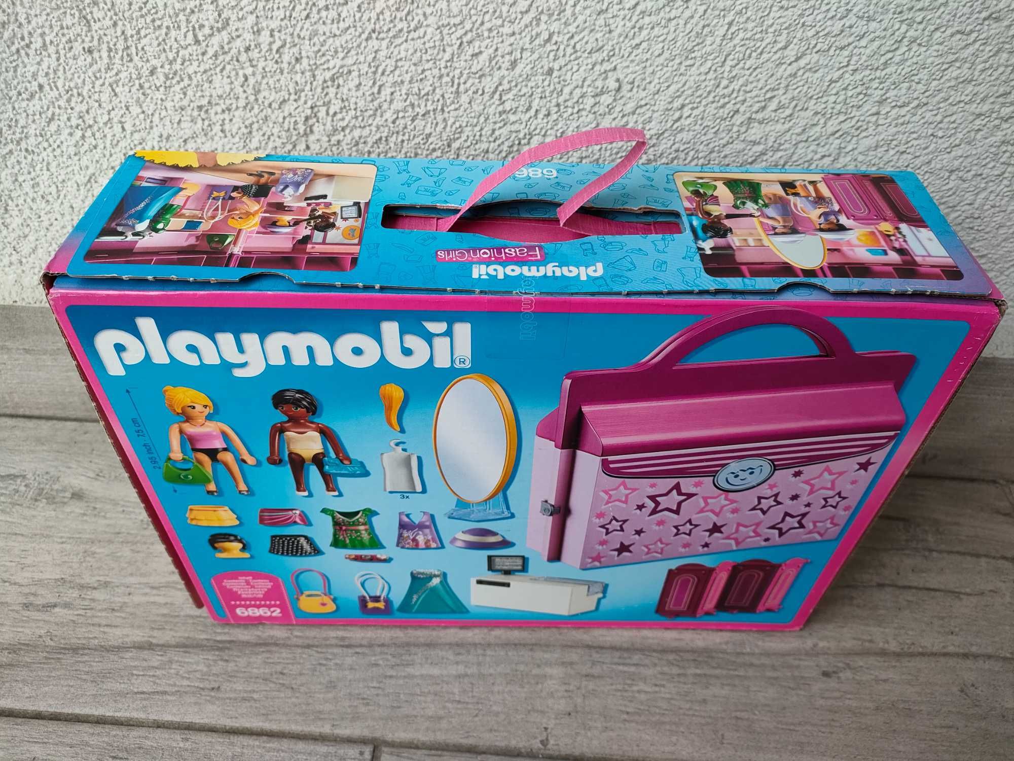 Playmobil 6862 Przenośny Butik Fashion Girls klocki zestaw - NOWY Lego