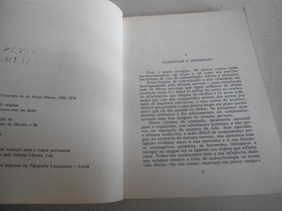 As Hormonas e a Saúde por A. Stuart Mason