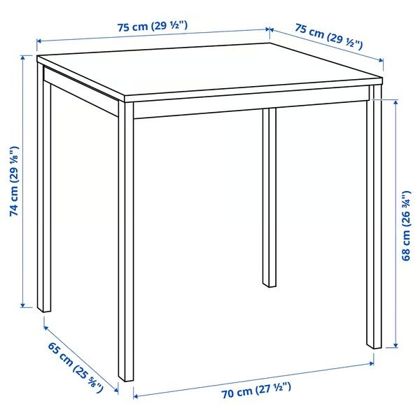 Mesa quadrada MELLTORP