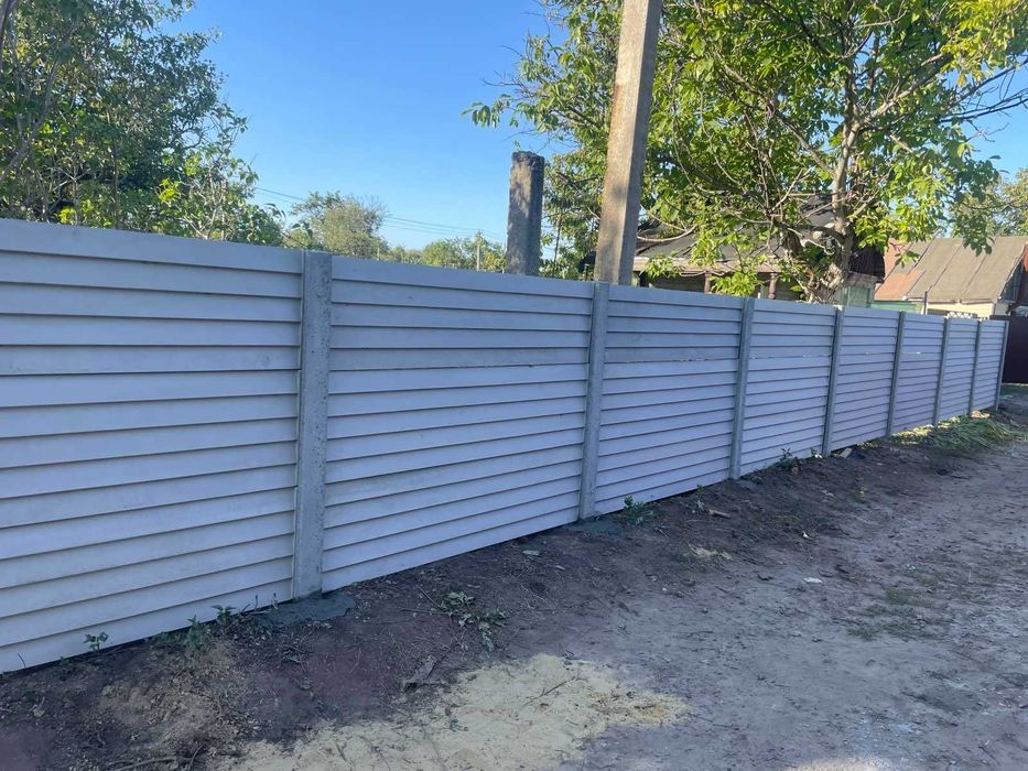 Європаркан, Єврозабор, Бетонний паркан, Огорожа, Забор, Ворота, Фіртка