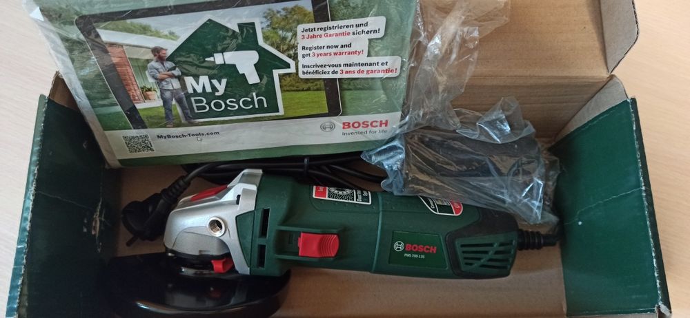 Угловая шлифмашина, болгарка, Bosh PWS 700 125. Не Китай!