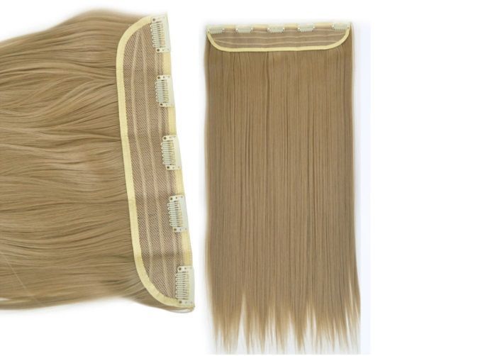 doczepiane włosy ZESTAW Clip-in NATURALNE 60cm 120 g BLONDY