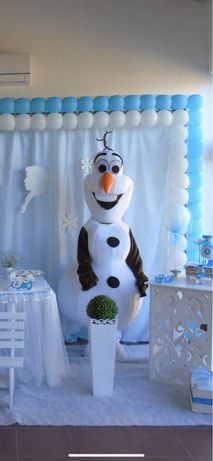 Mascote do Olaf Frozen