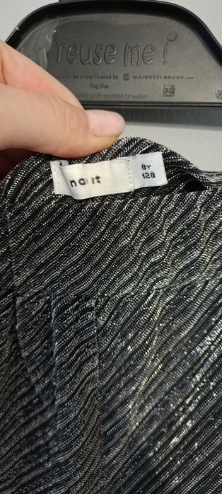 Name it szerokie spodnie szare srebrne name IT 122 128