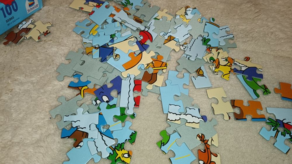 Puzzle 60 i 100 maus schmidt -2szt 10zl