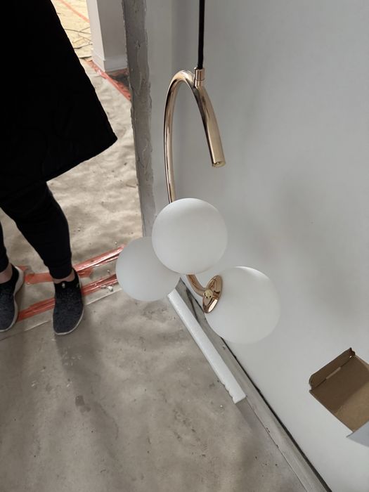 zyrandol  różowe złoto