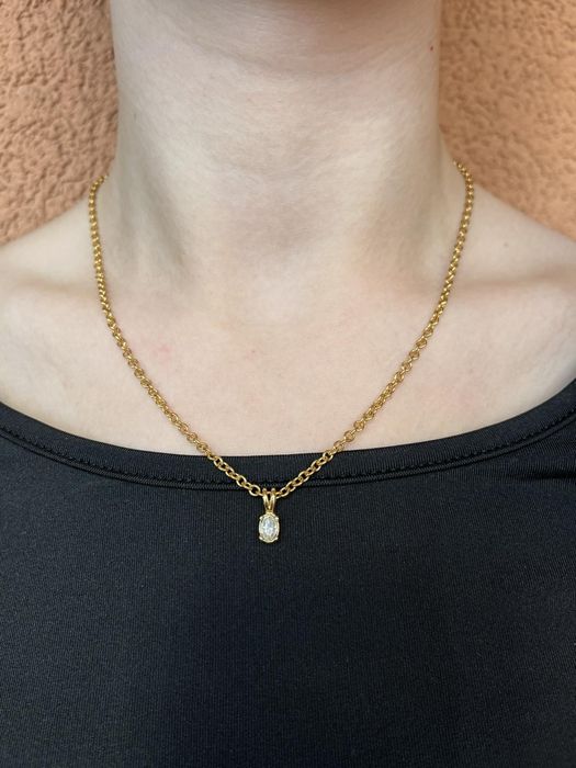 Napier ланцюжок вінтажний золотистий підвіска цепочка кулон біжутерія