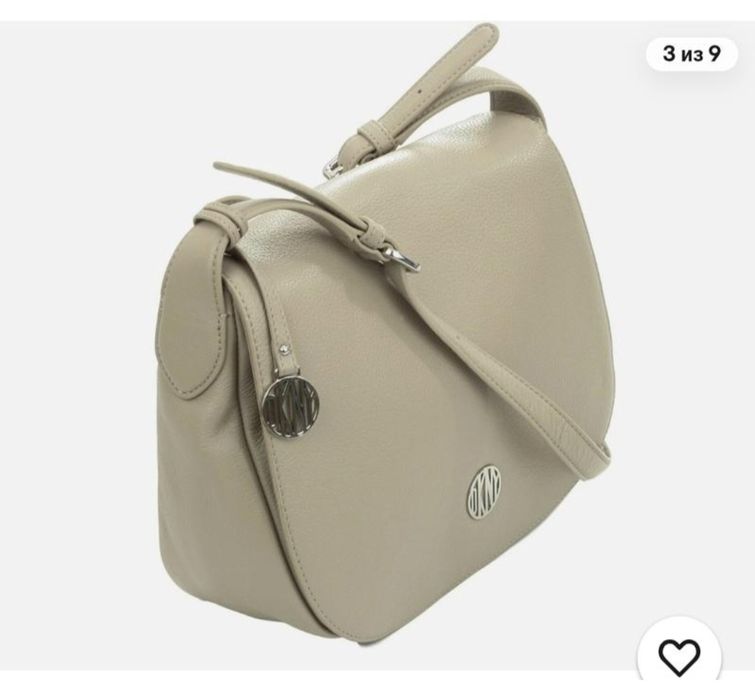 шкіряна сумка DKNY,