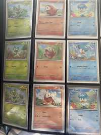 Pokemon karty promocyjne promki paldean startery gra nintendo