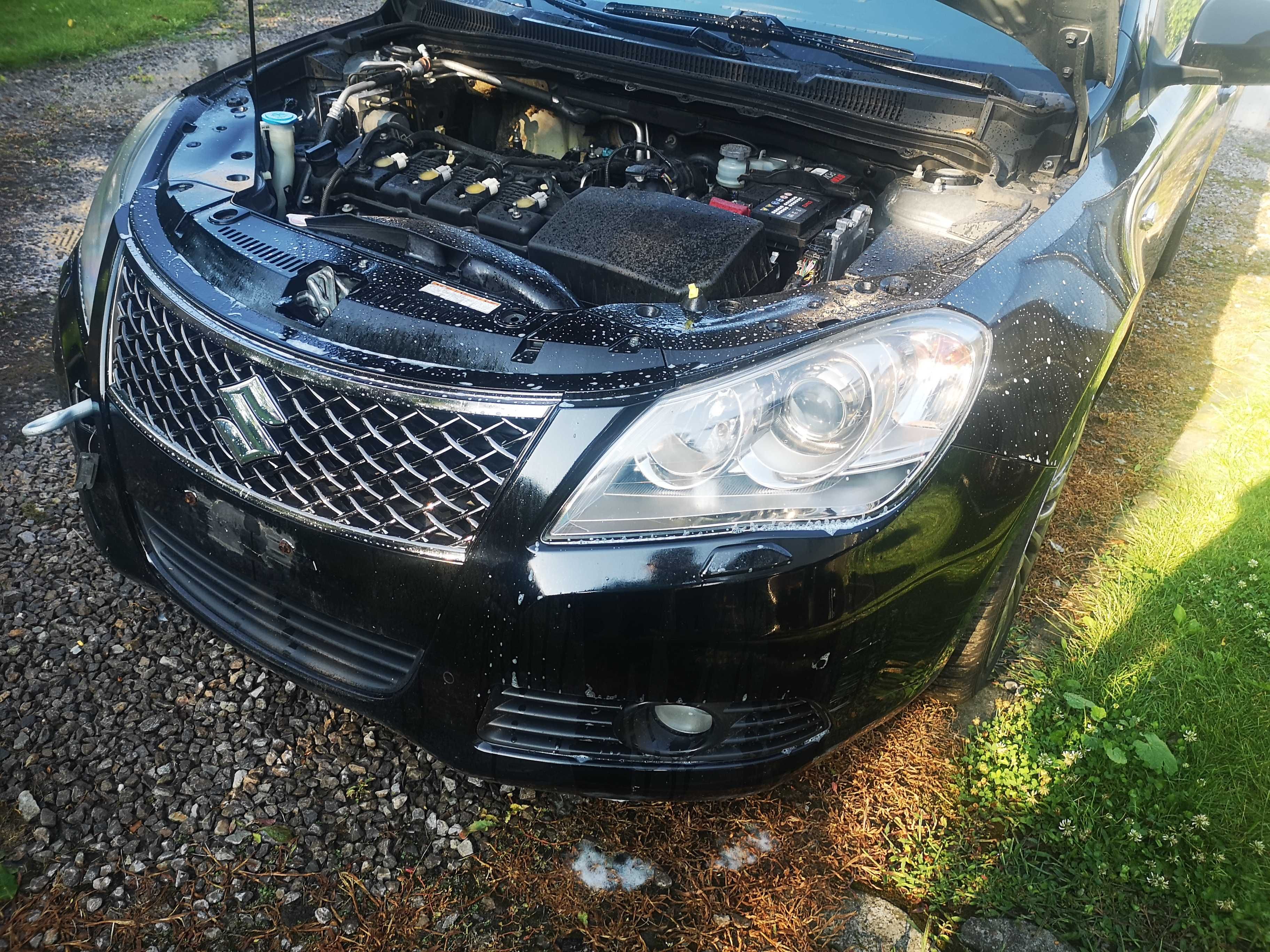 Suzuki kizashi lampy zderzak maska silnik