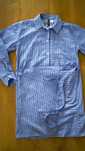 Sukienka koszulowa niebieska H&M Divided, r. XS, stan bardzo dobry
