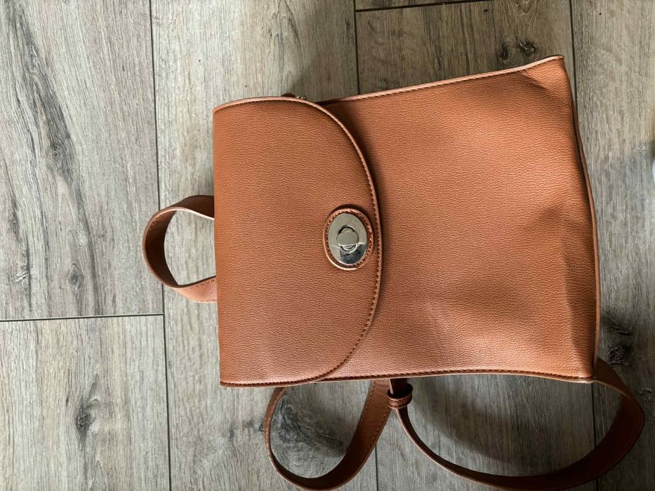 Plecak brązowy damski