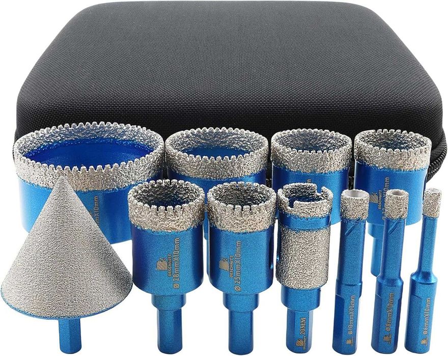 Алмазні свердла-коронки BRSCHNITT 6/8/10/20/25/28/32/35/45/65 та 50 мм