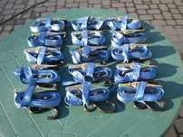 PASY TRANSPORTOWE Mocujące 4,2m x 25mm x 1t PAS Transportowy 5 sztuk