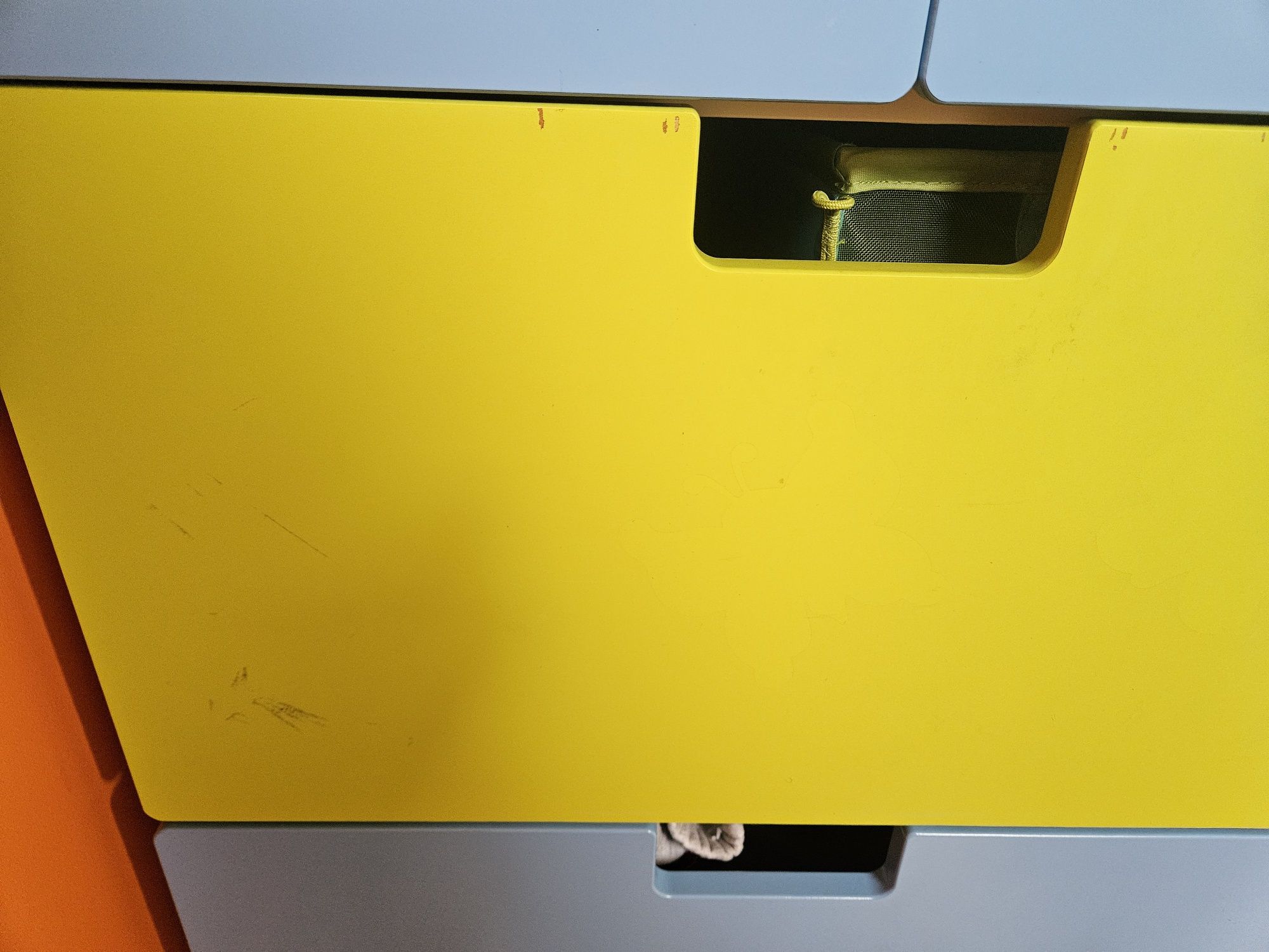 Szafa dla dzieci Ikea Stuva, wysokość 129cm fronty zielony i niebieski