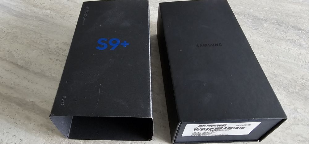 Pudełko oryginał po Galaxy S9+ plus Galaxy S kartonik