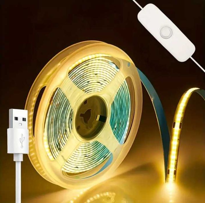 СОВ світлодіодна стрічка USB з вимикачем.