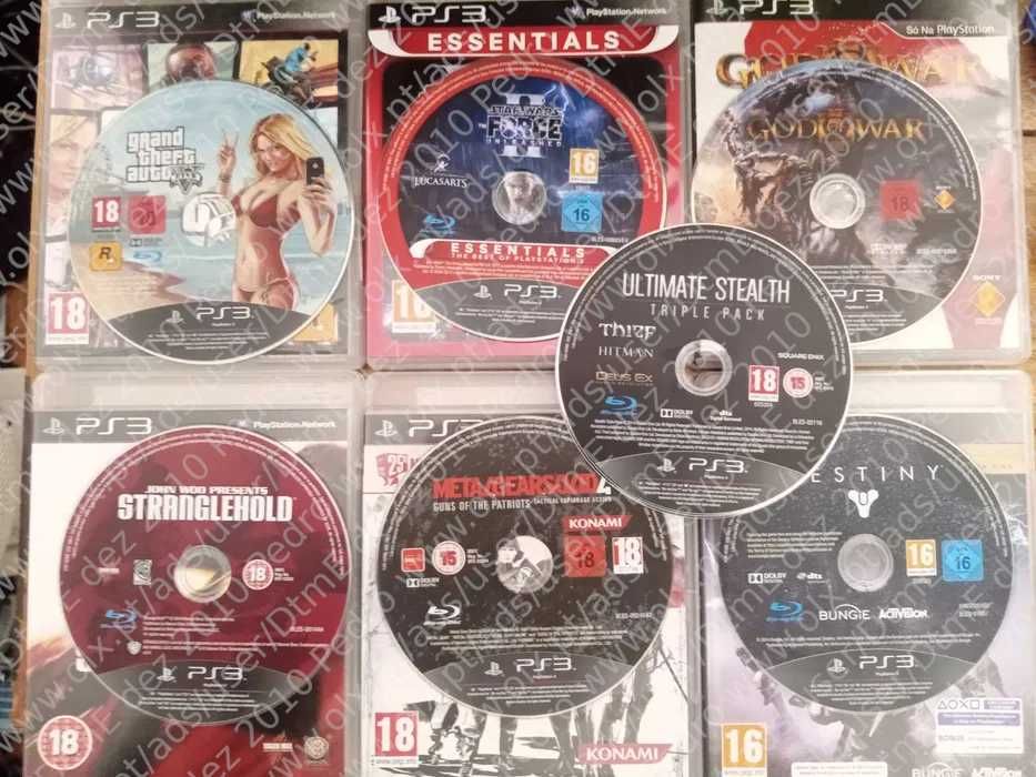 Jogos Playstation 3 ( God of War 3, Metal Gear Solid 4, GTA V, ... )