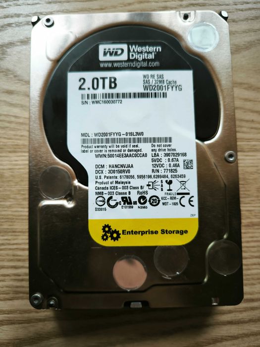 Жёсткий диск Western Digital 2tb