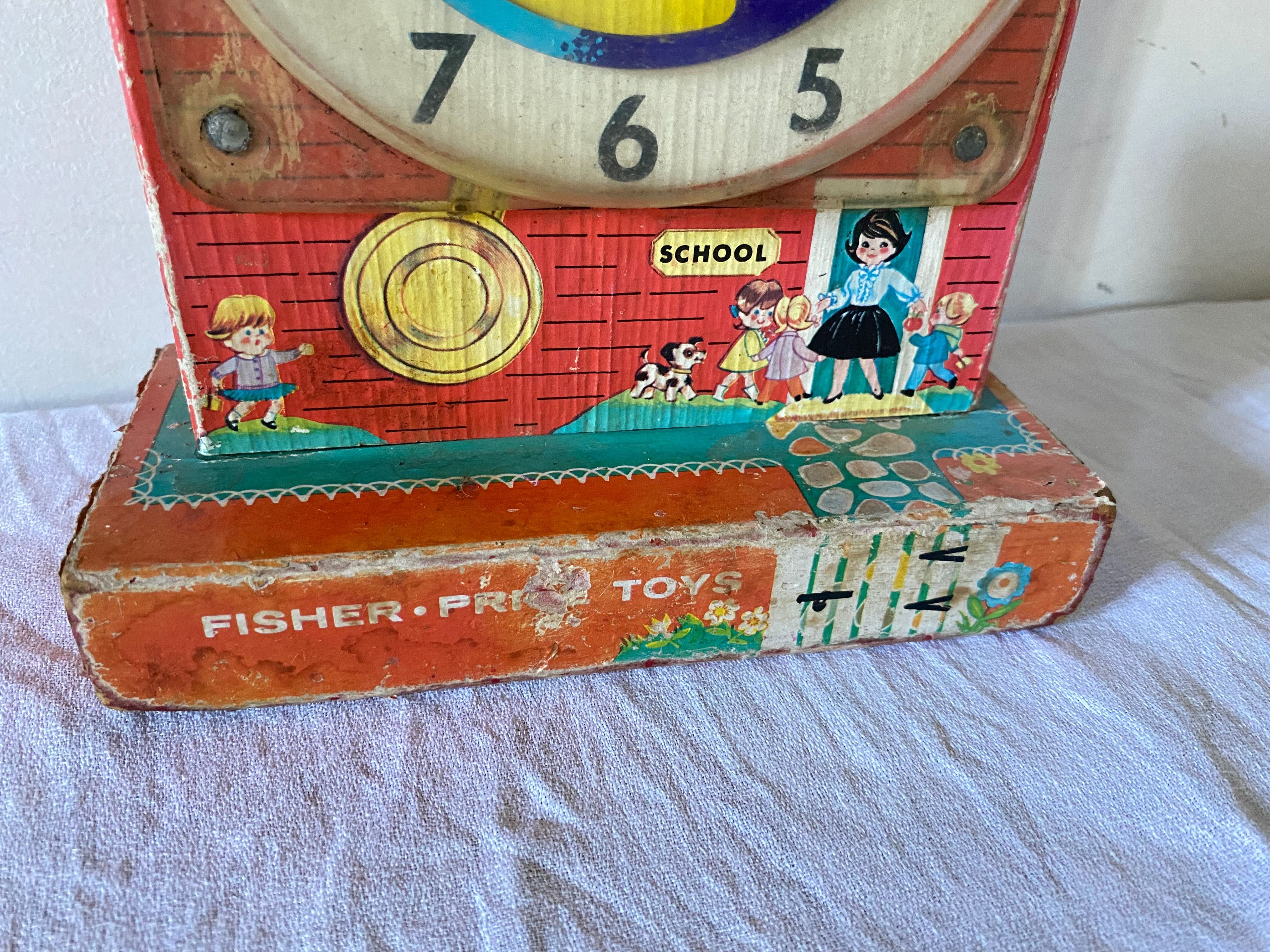 Brinquedo relógio caixa de musica