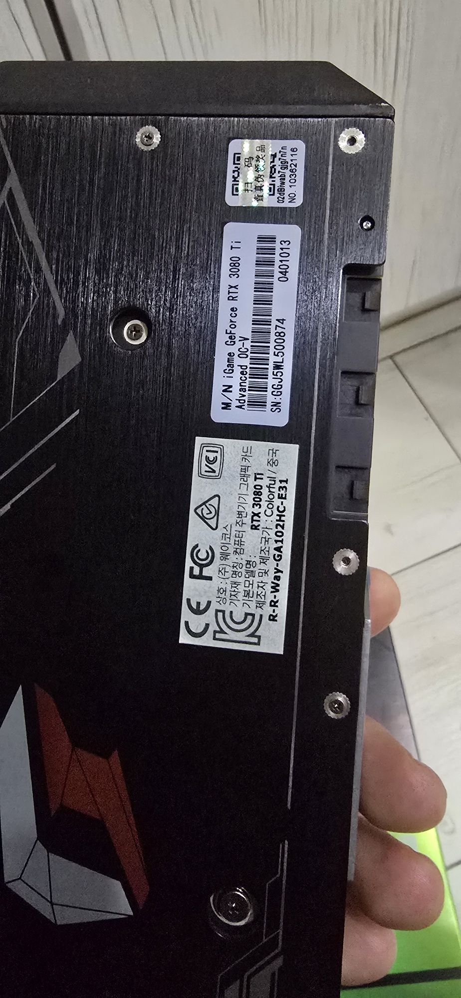 Продам відеокарту igame GeForce RTX 3080 Ti Advanced OC-V